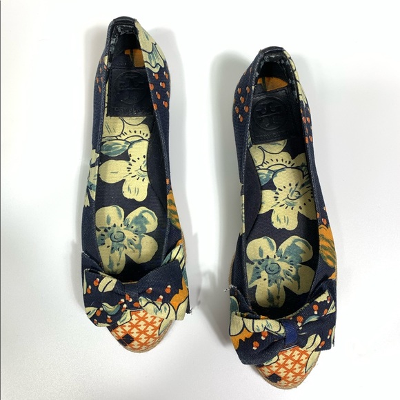 Tory Burch Shoes - Tory Burch | Floral Bow Flats